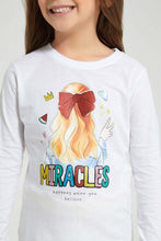 تنزيل الصورة على معرض الصور، Redtag-White-Girl-Print-T-Shirt-Colour:White,-Filter:Girls-(2-to-8-Yrs),-Girls-T-Shirts,-New-In,-New-In-GIR,-Non-Sale,-S22A,-Section:Kidswear,-TBL-Girls-2 to 8 Years