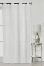 Load image into Gallery viewer, Redtag-Ivory-1-Piece-Flocking-Sheer-Curtain-Curtains-Home-Bedroom-