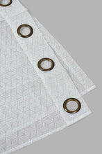 Load image into Gallery viewer, Redtag-Ivory-1-Piece-Flocking-Sheer-Curtain-Curtains-Home-Bedroom-