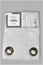 Load image into Gallery viewer, Redtag-Ivory-1-Piece-Flocking-Sheer-Curtain-Curtains-Home-Bedroom-