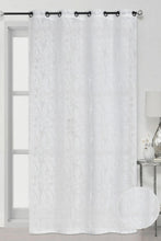 Load image into Gallery viewer, Redtag-White-1-Piece-Leaf-Sheer-Curtain-Curtains-Home-Bedroom-