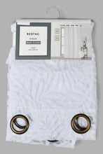 Load image into Gallery viewer, Redtag-White-1-Piece-Leaf-Sheer-Curtain-Curtains-Home-Bedroom-