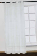 Load image into Gallery viewer, Redtag-Ivory-1-Piece-Stripes-Sheer-Curtain-Curtains-Home-Bedroom-