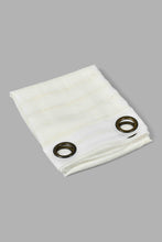 Load image into Gallery viewer, Redtag-Ivory-1-Piece-Stripes-Sheer-Curtain-Curtains-Home-Bedroom-