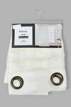 Load image into Gallery viewer, Redtag-Ivory-1-Piece-Stripes-Sheer-Curtain-Curtains-Home-Bedroom-
