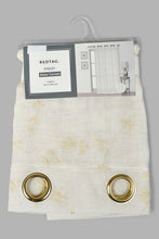 Load image into Gallery viewer, Redtag-Ivory-1-Piece-Floral-Sheer-Curtain-Curtains-Home-Bedroom-