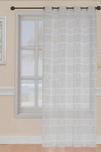 Load image into Gallery viewer, Redtag-Beige-1-Piece-Shiny-Glitter-Sheer-Curtain-Curtains-Home-Bedroom-