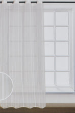 Load image into Gallery viewer, Redtag-Ivory-1-Piece-Stripes-Sheer-Curtain-Curtains-Home-Bedroom-