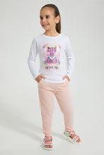 تنزيل الصورة على معرض الصور، Redtag-White-Slogan-Print-T-Shirt-Colour:White,-Filter:Girls-(2-to-8-Yrs),-Girls-T-Shirts,-New-In,-New-In-GIR,-Non-Sale,-S22A,-Section:Kidswear,-TBL-Girls-2 to 8 Years
