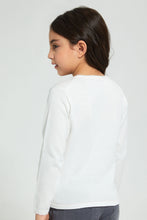 تنزيل الصورة على معرض الصور، Redtag-Cream-Cardigan-With-Pink-Outline-Cardigans-Girls-2 to 8 Years
