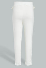 Load image into Gallery viewer, Redtag-Cream-Buttoned-Ponte-Jegging-Jeggings-Girls-2 to 8 Years