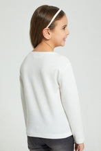 تنزيل الصورة على معرض الصور، Redtag-Cream-Drop-Needle-Slogan-Print-T-Shirt-Long-Sleeves-Girls-2 to 8 Years