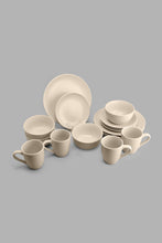 Load image into Gallery viewer, Redtag-Beige-Plain-Dinner-Set-(16-Piece)-Colour:Beige,-Filter:Home-Dining,-HMW-DIN-Dinner-Sets,-New-In,-New-In-HMW-DIN,-Non-Sale,-S22A,-Section:Homewares-Home-Dining-