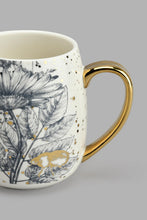 Load image into Gallery viewer, Redtag-White-And-Gold-Printed-Mug-Colour:Gold,-Colour:White,-Filter:Home-Dining,-HMW-DIN-Mugs,-New-In,-New-In-HMW-DIN,-Non-Sale,-S22A,-Section:Homewares-Home-Dining-