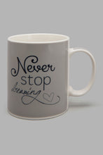 Load image into Gallery viewer, Redtag-Grey-Never-Stop-Dreaming-Mug-Mugs-Home-Dining-