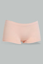Load image into Gallery viewer, Redtag-Pink/Sage/Ivory-Plain-Boyleg-Brief-(3-Pack)-Briefs-Boyleg-Women's-