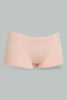 Redtag-Pink/Sage/Ivory-Plain-Boyleg-Brief-(3-Pack)-Briefs-Boyleg-Women's-