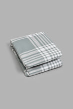 Load image into Gallery viewer, Redtag-Grey-Stripe-Printed-Fitted-Sheet(King-Size)-Fitted-Sheets-Home-Bedroom-