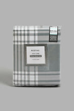Load image into Gallery viewer, Redtag-Grey-Stripe-Printed-Fitted-Sheet(Super-King-Size)-Fitted-Sheets-Home-Bedroom-