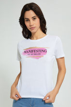 تنزيل الصورة على معرض الصور، Redtag-Black-Graphic-Print-T-Shirt-Active-Tees-Women's-