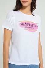 تنزيل الصورة على معرض الصور، Redtag-Black-Graphic-Print-T-Shirt-Active-Tees-Women's-