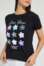 تنزيل الصورة على معرض الصور، Redtag-Pink-Graphic-Print-T-Shirt-Active-Tees-Women's-