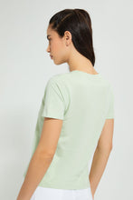 تنزيل الصورة على معرض الصور، Redtag-Mint-Graphic-Print-T-Shirt-Active-Tees-Women's-