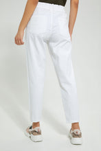 Load image into Gallery viewer, Redtag-White-Baggy-Fit-Jean-Jeans-Baggy-Fit-Women's-
