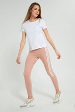 Load image into Gallery viewer, Redtag-Black-Basic-Jogger-With-Side-Applique-Joggers-Women's-