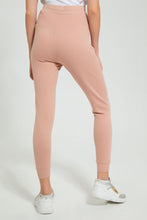 Load image into Gallery viewer, Redtag-Black-Basic-Jogger-With-Side-Applique-Joggers-Women's-