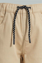 Load image into Gallery viewer, Redtag-Gold-Elasticated-Knit-Denim-Jean-Jeans-Slim-Fit-Boys-2 to 8 Years