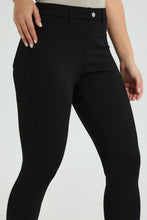 Load image into Gallery viewer, Redtag-Black-Skinny-Fit-Leggings-Colour:Black,-Filter:Women's-Clothing,-New-In,-New-In-Women,-Non-Sale,-S22B,-Section:Women,-Women-Leggings-Women's-