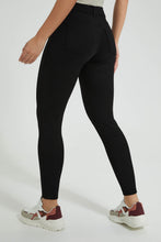 Load image into Gallery viewer, Redtag-Black-Skinny-Fit-Leggings-Colour:Black,-Filter:Women's-Clothing,-New-In,-New-In-Women,-Non-Sale,-S22B,-Section:Women,-Women-Leggings-Women's-