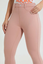 Load image into Gallery viewer, Redtag-Pink-Skinny-Fit-Leggings-Colour:Pink,-Filter:Women's-Clothing,-New-In,-New-In-Women,-Non-Sale,-S22B,-Section:Women,-Women-Leggings-Women's-