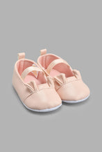 Load image into Gallery viewer, Redtag-Pale-Pink-Pram-Shoe-Colour:Pink,-Filter:Baby-Footwear-(0-to-18-Mths),-NBF-Casual-Shoes,-New-In,-New-In-NBF-FOO,-Non-Sale,-S22A,-Section:Kidswear-Baby-0 to 18 Months