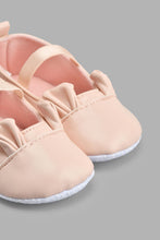 Load image into Gallery viewer, Redtag-Pale-Pink-Pram-Shoe-Colour:Pink,-Filter:Baby-Footwear-(0-to-18-Mths),-NBF-Casual-Shoes,-New-In,-New-In-NBF-FOO,-Non-Sale,-S22A,-Section:Kidswear-Baby-0 to 18 Months