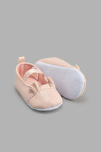 Load image into Gallery viewer, Redtag-Pale-Pink-Pram-Shoe-Colour:Pink,-Filter:Baby-Footwear-(0-to-18-Mths),-NBF-Casual-Shoes,-New-In,-New-In-NBF-FOO,-Non-Sale,-S22A,-Section:Kidswear-Baby-0 to 18 Months