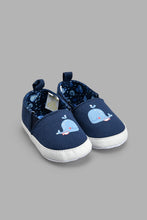 Load image into Gallery viewer, Redtag-Denim-Pram-Shoe-Colour:Denim,-Filter:Baby-Footwear-(0-to-18-Mths),-NBF-Casual-Shoes,-New-In,-New-In-NBF-FOO,-Non-Sale,-S22A,-Section:Kidswear-Baby-0 to 18 Months