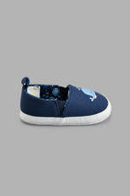 Load image into Gallery viewer, Redtag-Denim-Pram-Shoe-Colour:Denim,-Filter:Baby-Footwear-(0-to-18-Mths),-NBF-Casual-Shoes,-New-In,-New-In-NBF-FOO,-Non-Sale,-S22A,-Section:Kidswear-Baby-0 to 18 Months