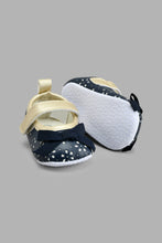Load image into Gallery viewer, Redtag-Navy-Pram-Shoe-Colour:Navy,-Filter:Baby-Footwear-(0-to-18-Mths),-NBF-Casual-Shoes,-New-In,-New-In-NBF-FOO,-Non-Sale,-S22A,-Section:Kidswear-Baby-0 to 18 Months