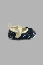 Load image into Gallery viewer, Redtag-Navy-Pram-Shoe-Colour:Navy,-Filter:Baby-Footwear-(0-to-18-Mths),-NBF-Casual-Shoes,-New-In,-New-In-NBF-FOO,-Non-Sale,-S22A,-Section:Kidswear-Baby-0 to 18 Months
