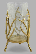 تنزيل الصورة على معرض الصور، Redtag-Gold-Metal-&-Glass-Decorative-Hurricane-Bowls-Home-Decor-