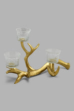 Load image into Gallery viewer, Redtag-Gold-Metal-&-Glass-Decorative-Artefact-Bowls-Home-Decor-