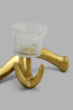 Load image into Gallery viewer, Redtag-Gold-Metal-&-Glass-Decorative-Artefact-Bowls-Home-Decor-