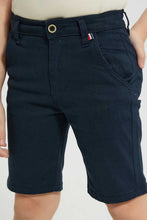 Load image into Gallery viewer, Redtag-Navy-Chino-Short-Shorts-Boys-2 to 8 Years