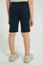 Load image into Gallery viewer, Redtag-Navy-Chino-Short-Shorts-Boys-2 to 8 Years