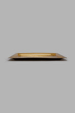 تنزيل الصورة على معرض الصور، Redtag-Gold-Rectangle-Metal-Tray-Hammered-Trays-Home-Dining-