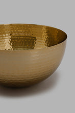 Load image into Gallery viewer, Redtag-Gold-Metal-Hammered-Bowl-Serving-Bowls-Home-Dining-