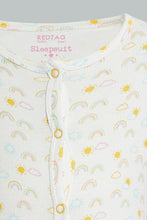 تنزيل الصورة على معرض الصور، Redtag-Pink-And-Yellow-Rainbow-Sleepsuit-Colour:Assorted,-Filter:Baby-(0-to-12-Mths),-NBF-Sleepsuits,-New-In,-New-In-NBF,-Non-Sale,-PPE,-S22B,-Section:Kidswear-Baby-0 to 12 Months