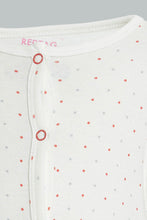 تنزيل الصورة على معرض الصور، Redtag-Red-And-Grey-Dot-Print-Romper-Colour:Red,-Filter:Baby-(0-to-12-Mths),-NBF-Rompers,-New-In,-New-In-NBF,-Non-Sale,-PPE,-S22B,-Section:Kidswear-Baby-0 to 12 Months
